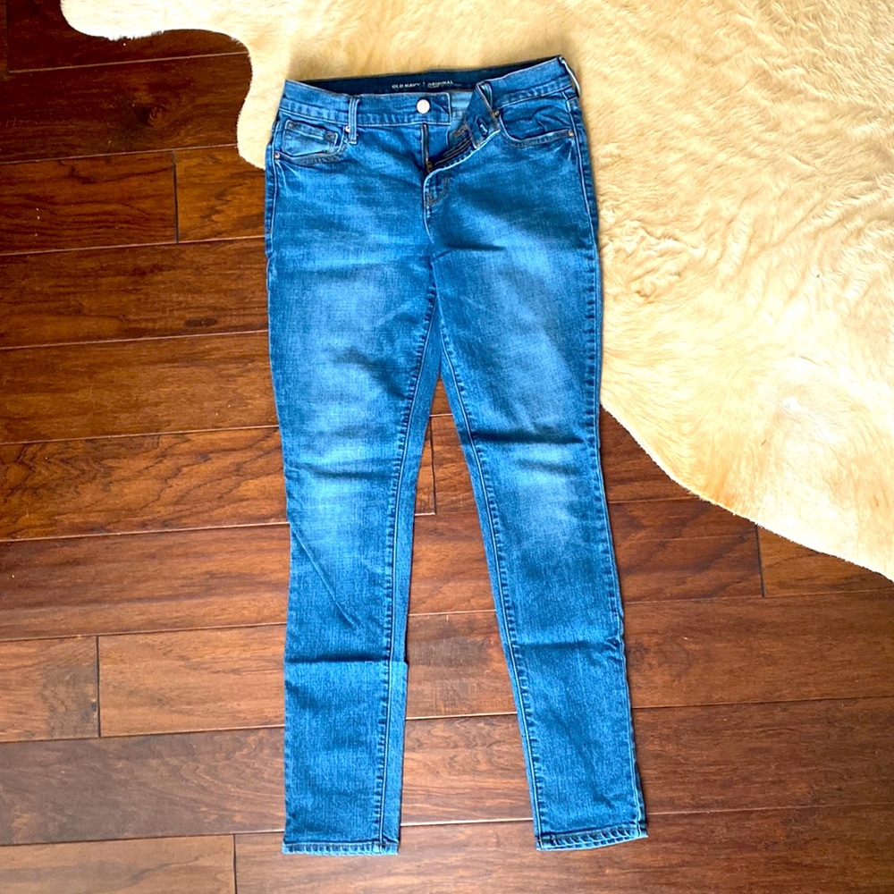 ON Old Navy Womens Denim Blue Jeans 6 Vintage Wash
